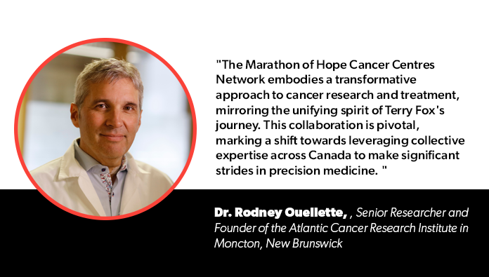 Read our latest researcher profile to learn more about Dr. Ouellette's life and research, and how meeting Terry Fox would help shape a lifelong relationship with cancer research ▶️ bit.ly/44c5mhg @HelpSolveCancer @tfri_research @marathonofhope
