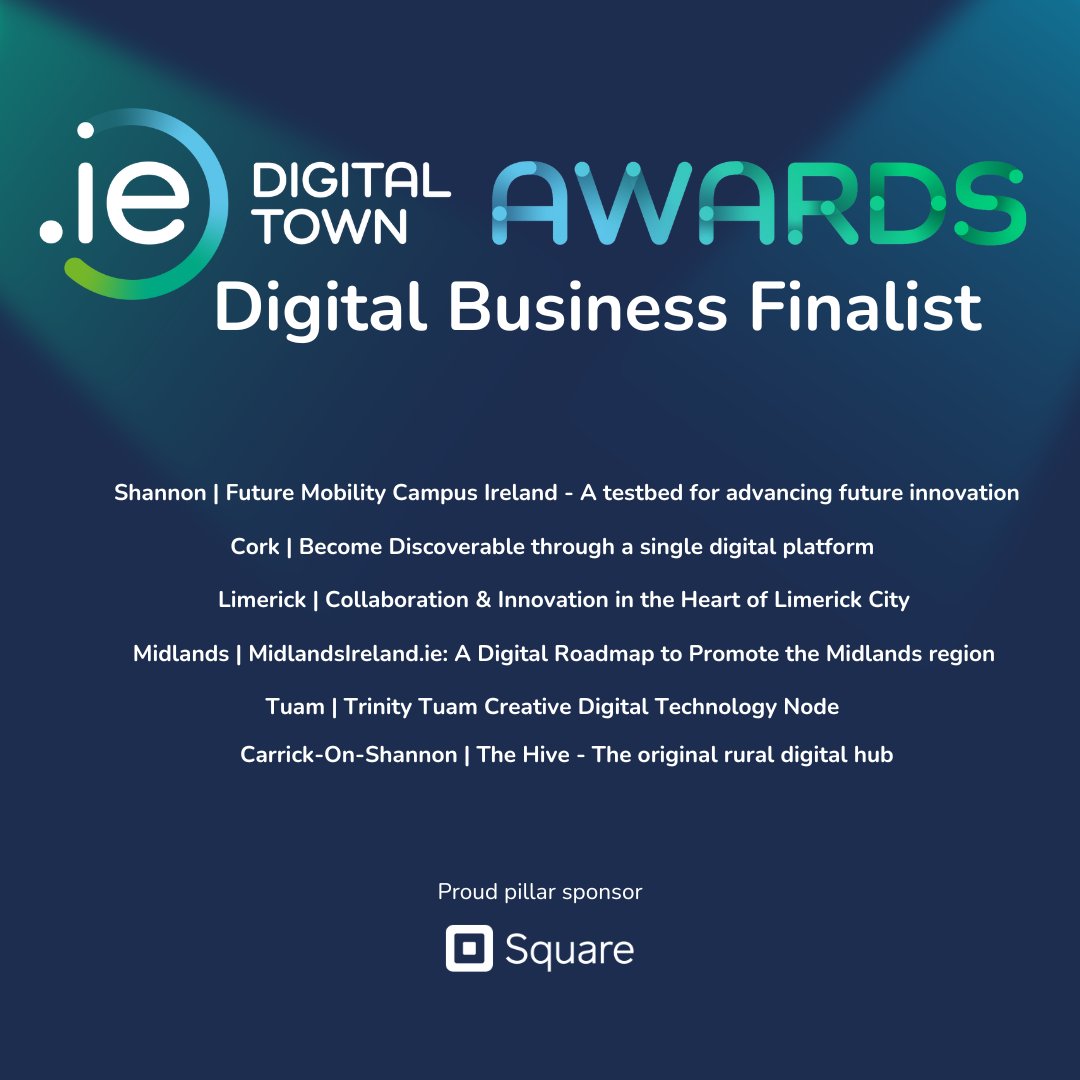 dot_ie's tweet photo. Here are the .ie #DigitalTownAwards2024 Digital Business Finalists ✨

Proud pillar sponsor @squareireland 

https://t.co/qpkyKuhXTu https://t.co/QVvJdrq7pw