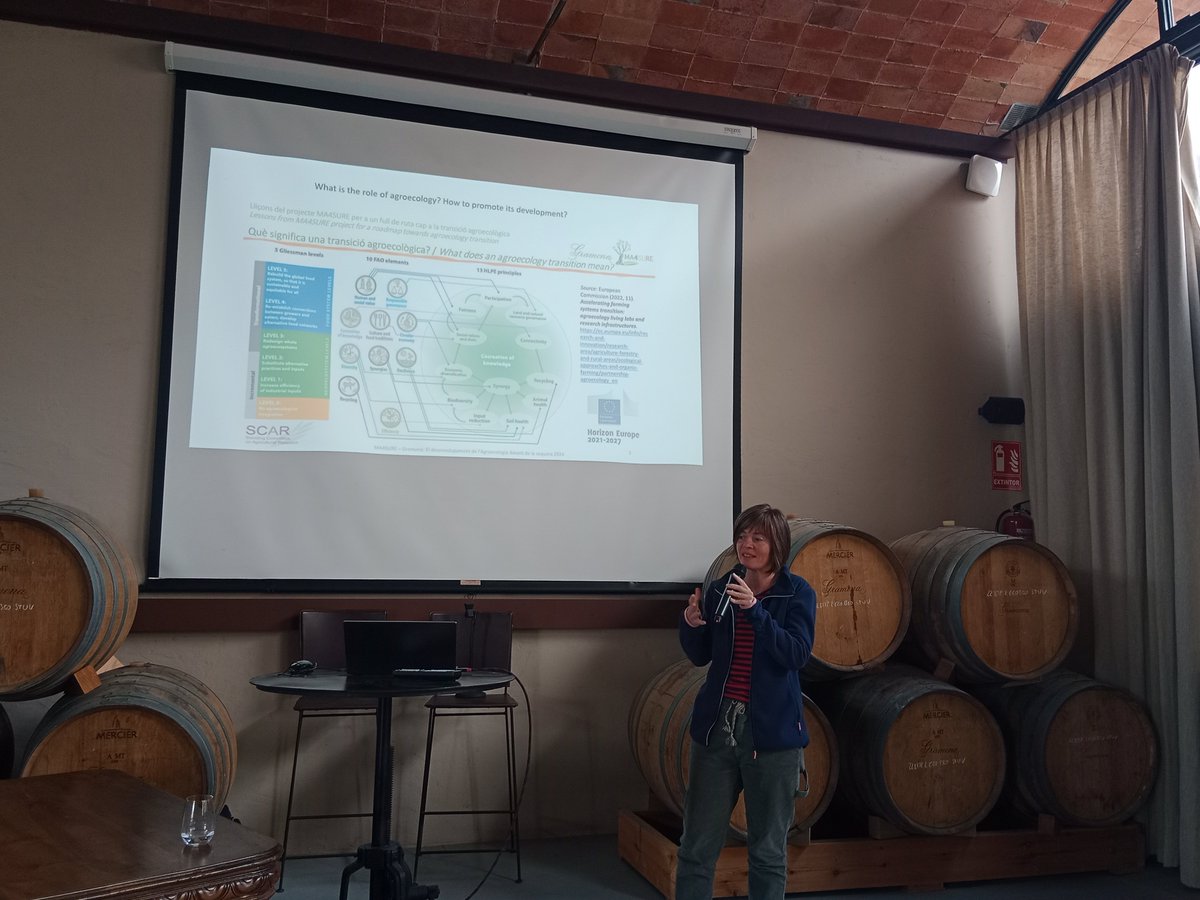 ma4sure_PRIMA's tweet photo. As closure, insights and perspectives with local stakeholders about drought consequences and farming and social actions for #AltPenedés and the Mediterranean basin.

Thanks to our partner @Gramona1881 for hosting us today. 🥂

#climatechange #collectiveaction

@PrimaProgram https://t.co/TM78EslbYM