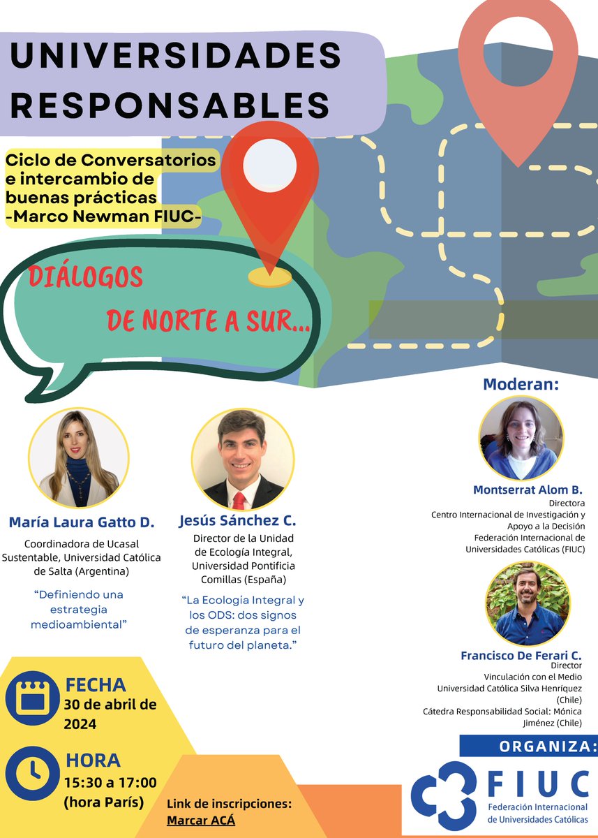 TeoComillas's tweet photo. Universidades responsables: buenas prácticas | Con la intervención del Profesor Dr. @iesuscamacho Jesús Sánchez Camacho, de la Facultad de Teología y Director de la Unidad de Ecología Integral de Comillas.

🗓️30 de abril.

✍️https://t.co/Gi5chPLBUS https://t.co/OfVrYxLABo