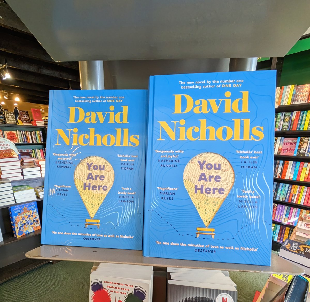 Bit of a buzz @linghams as @DavidNWriter will be signing copies of his new book You Are Here TOMORROW if you would like a copy click on the link linghams.co.uk/product/signed… it can be dedicated too! @SceptreBooks @HachetteUK