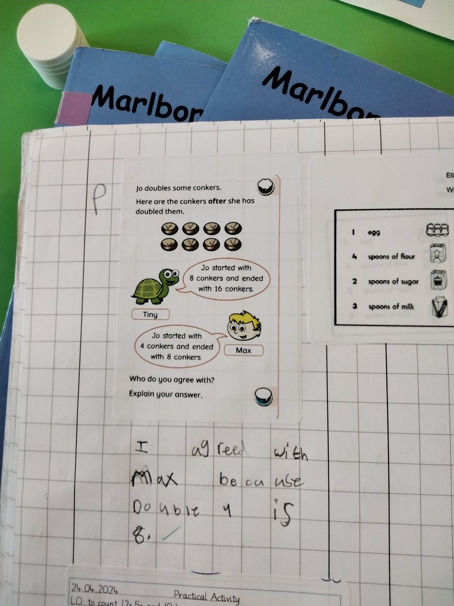MarlboroughPrim's tweet photo. A fantastic range of work from Year 1 we are learning to double in Maths. #doubling #Year1Maths https://t.co/fUC4DM0c6q