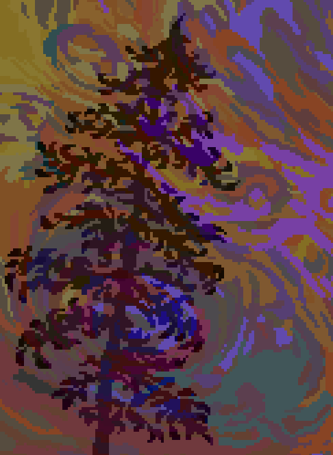 silly pixel art tree i drew today