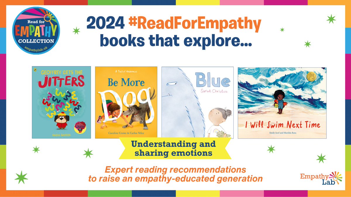 Looking for new reads that help children and young people explore their emotions, in a safe and entertaining way? 💭 Check out these books from the 2024 #ReadForEmpathy collection! #EmpathyDay empathylab.uk/RFE-2024