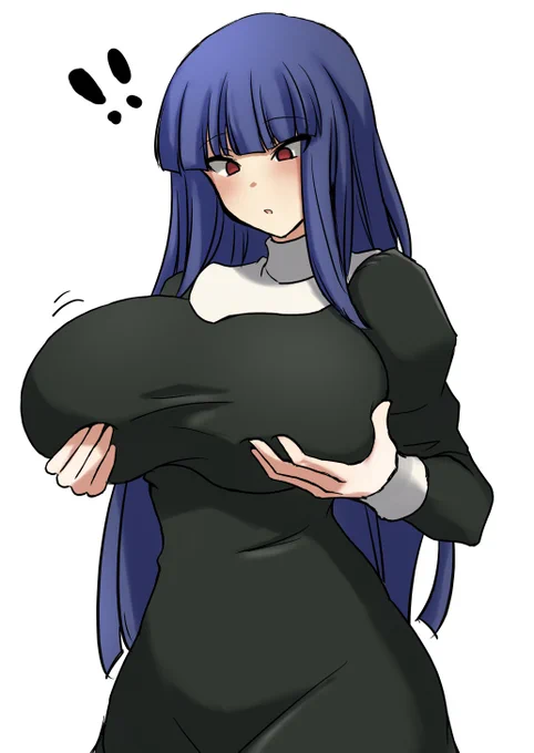 いきなり自分の胸がでかくなってびっくりしている浅上藤乃#FGO 