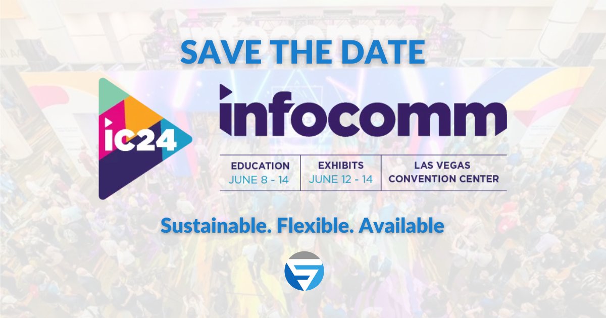We can't wait to see you all at #InfoComm24! 

Make sure you save the dates for the show:
📅 Education June 8-14
📅 Exhibits June 12-14

Add booth #C8157 to your list. Get all the details and register for the event here: infocommshow.org/show-info

#AVtweeps #AVnews