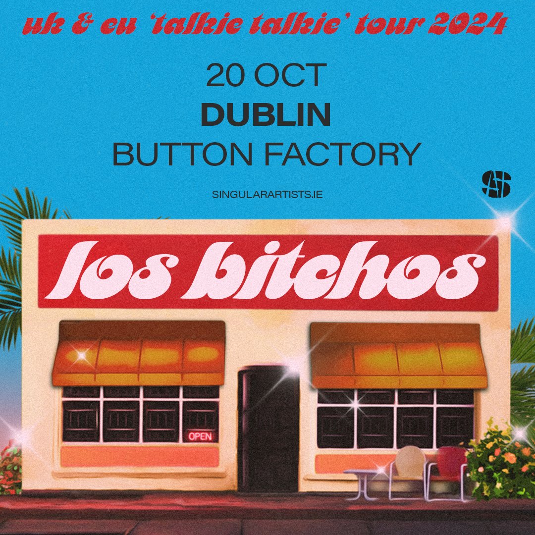 🚨 𝗝𝗨𝗦𝗧 𝗔𝗡𝗡𝗢𝗨𝗡𝗖𝗘𝗗 🚨 The brilliant @lbitchos will be taking over @ButtonFactory22 Factory on Sunday 20th October! Tickets on sale Friday at 10 am ⏰👉 bit.ly/LosBitchos-20t… @singularartists