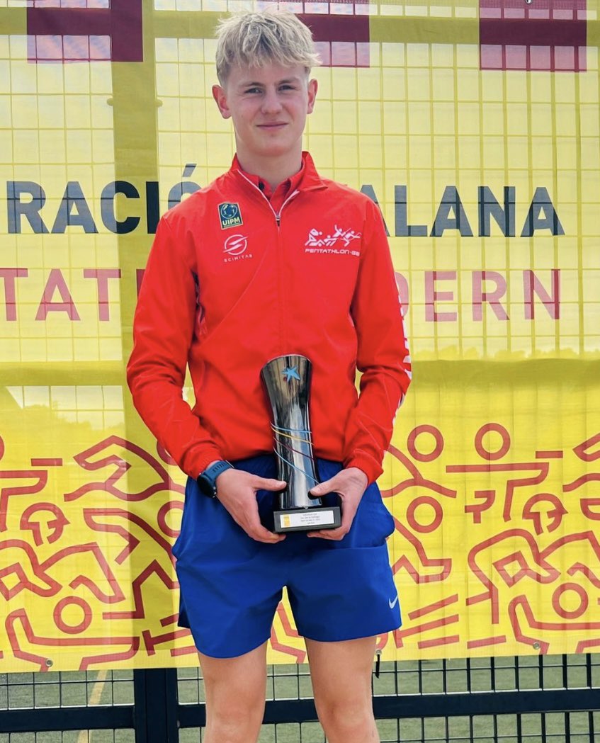 🇬🇧Well done to Lower Sixth student Sebastian F, who represented Great Britain in Barcelona and won the Federacio Catalana Modern Pentathlon U19 European Cup!✨