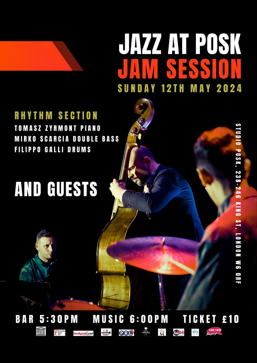 🎼 The next Jazz Jam Session in the Jazz at POSK series takes place on the 12th May @posklondon Uncover the diverse notes of London's jazz spectrum🎷 in an improvised musical evening led by pianist @TomaszZyrmont with the stage open to all. More 👉 tinyurl.com/56jfjyzk