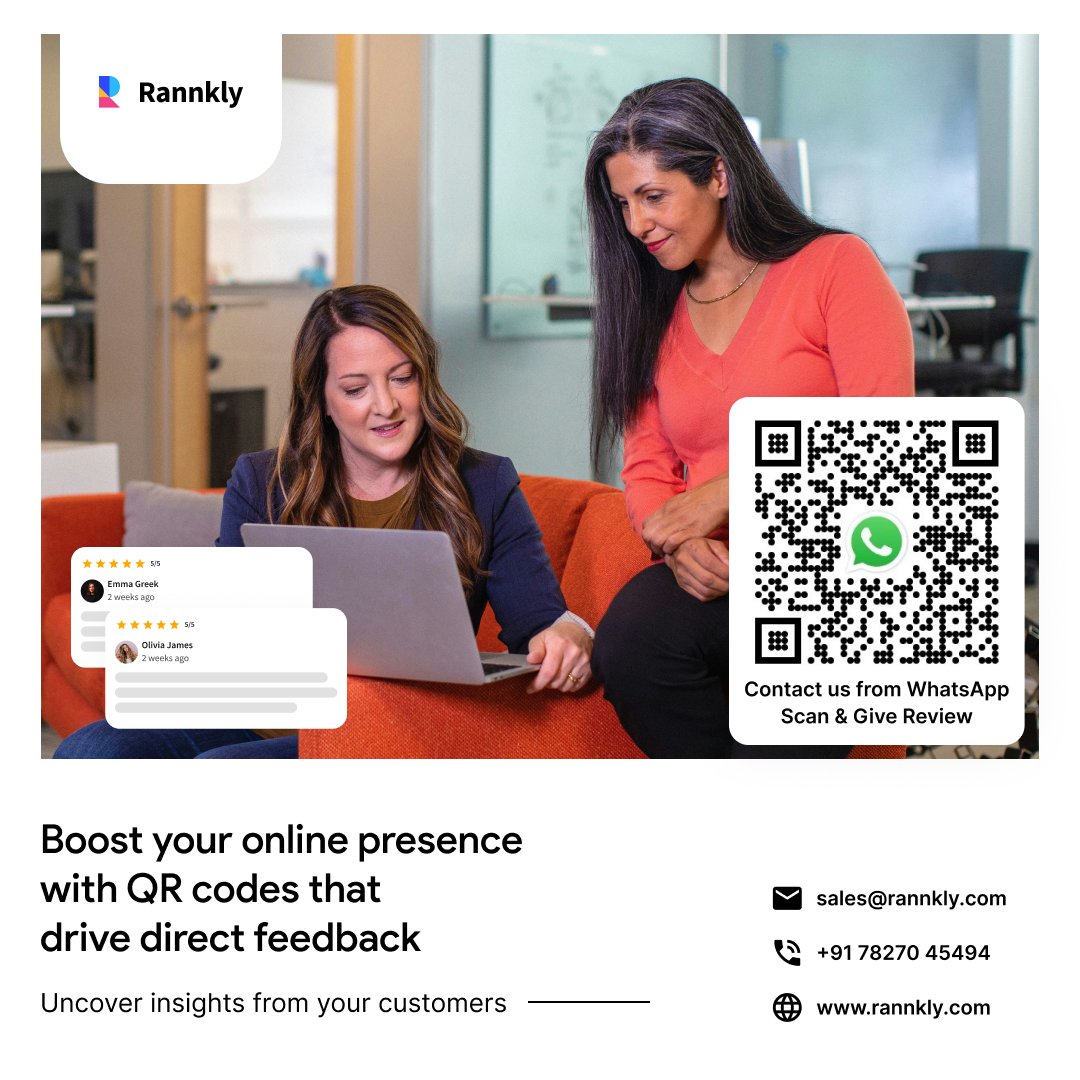 rannkly's tweet image. We have now made it easier for you to share your feedback with us through our new QR code system!. Your opinions matter to us! 🌟 #customerfeedback #QRcode #feedbacksystem
