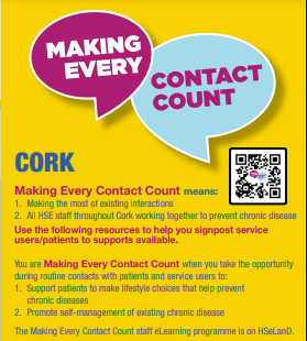 Making Every Contact Count (MECC) aims to enable healthcare professionals to recognise the key roles & opportunities that they have through their daily interactions with service users in supporting them in making health behaviour changes. Sign up here ➡️hseland.ie