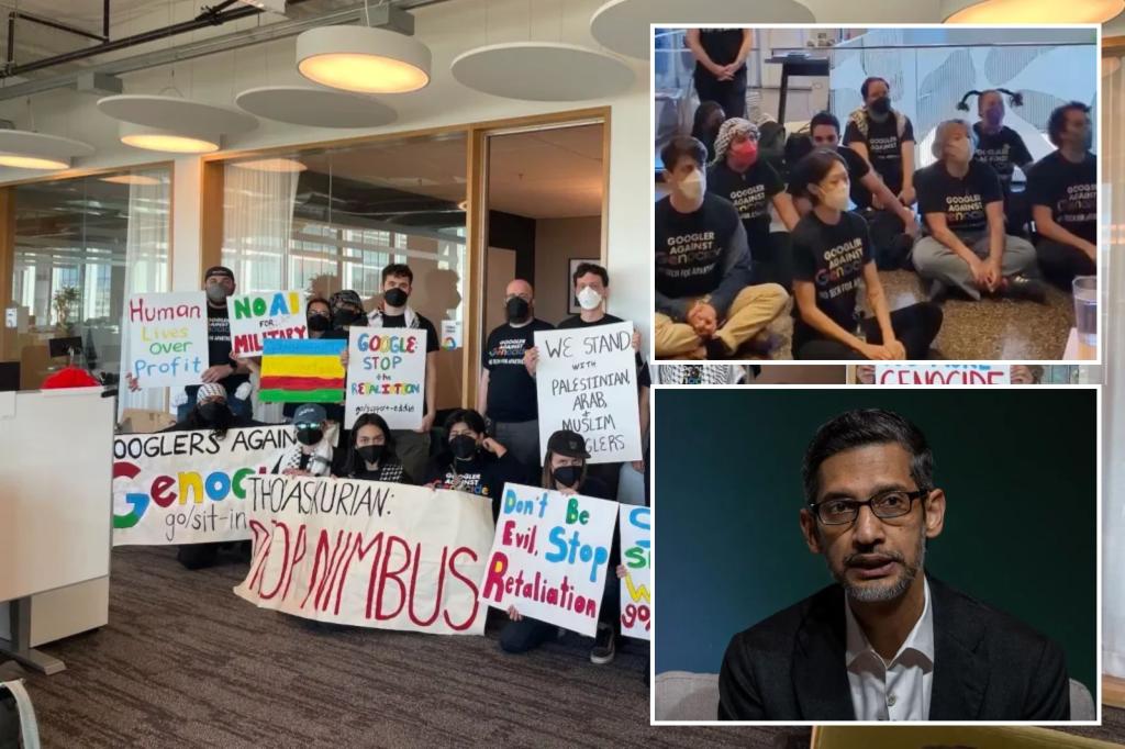 Google protest group says over 50 staffers were fired after anti-Israel sit-ins trib.al/kq3rupV