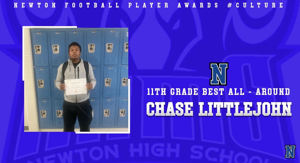 Congratulations to our Ram Best All-Around Award Winner‼️📘 Chase Littlejohn- 2025 ATH Best All-Around