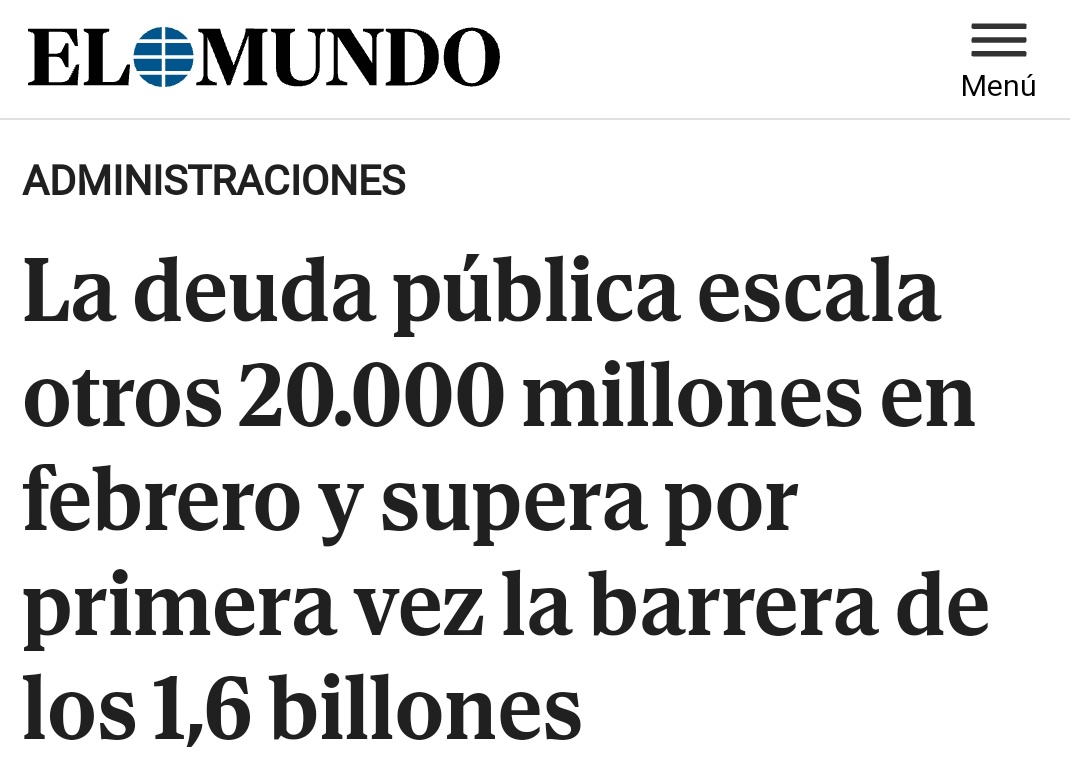 Sánchez logra el Récord Guinness de Deuda Pública.