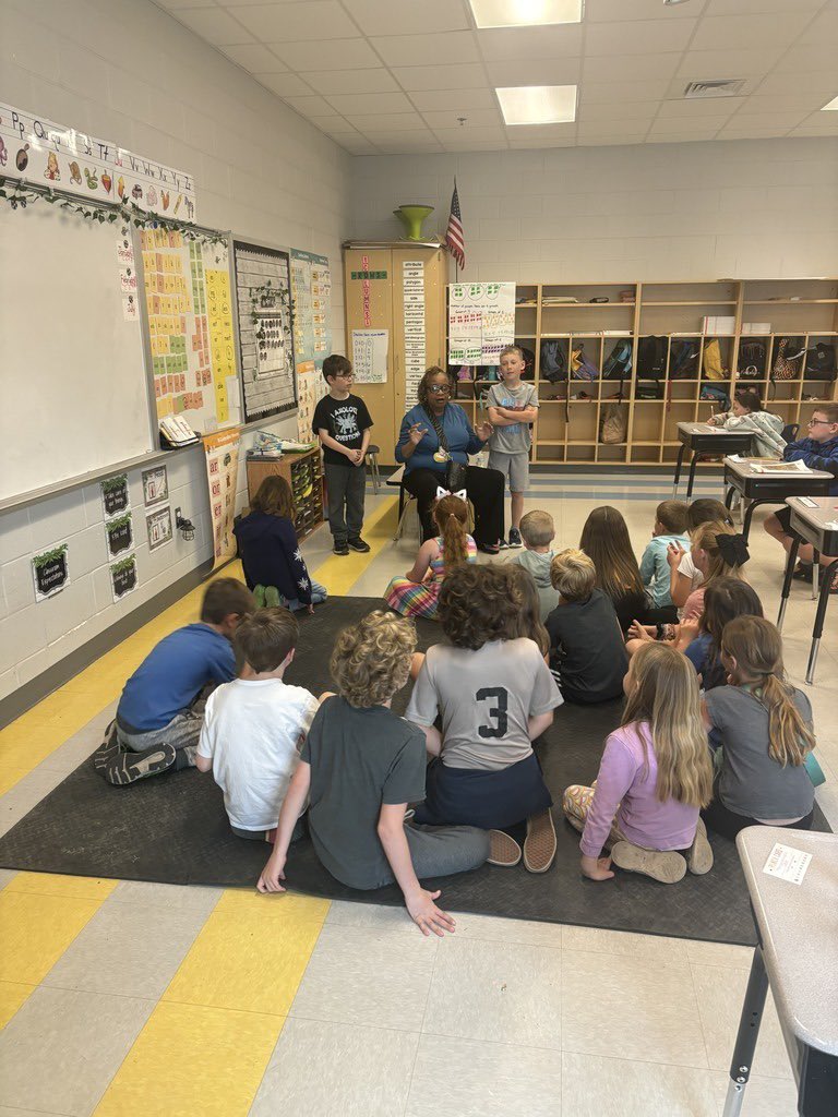 Mrs. Kirkland has been coming around to the 2nd grade classes to share about the personal struggles African Americans faced in education right in the Hampstead area. This helped students be able to make a connection with our W& W character Ruby Bridges.