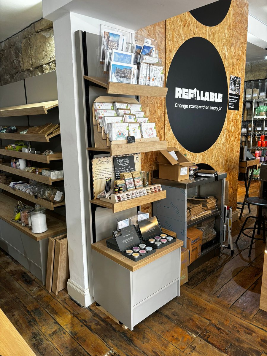 stagecraft_uk's tweet photo. Another bespoke Custom Retail Shelving project completed, installed and looking nice😎 at Re-fillable! View our webpage dedicated to custom retail shelving https://t.co/pCGZNO4myP Retail Shelving Design, Manufacture and installation
Contact us to discuss your needs 01686 629 096 https://t.co/6XO7qLQCzE