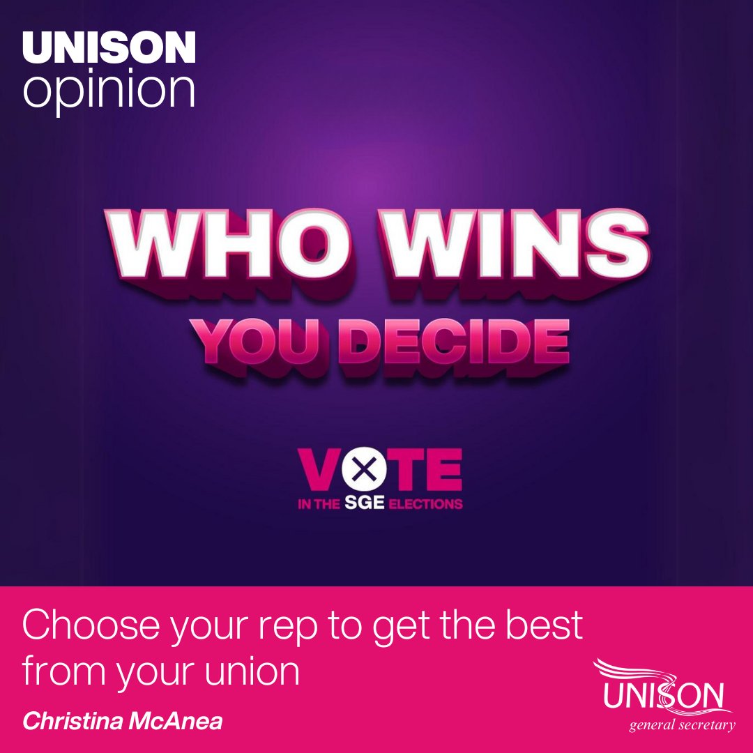 UNISON opinion: Who wins? You decide Choose your rep to get the best from your union. unison.org.uk/news/article/2…