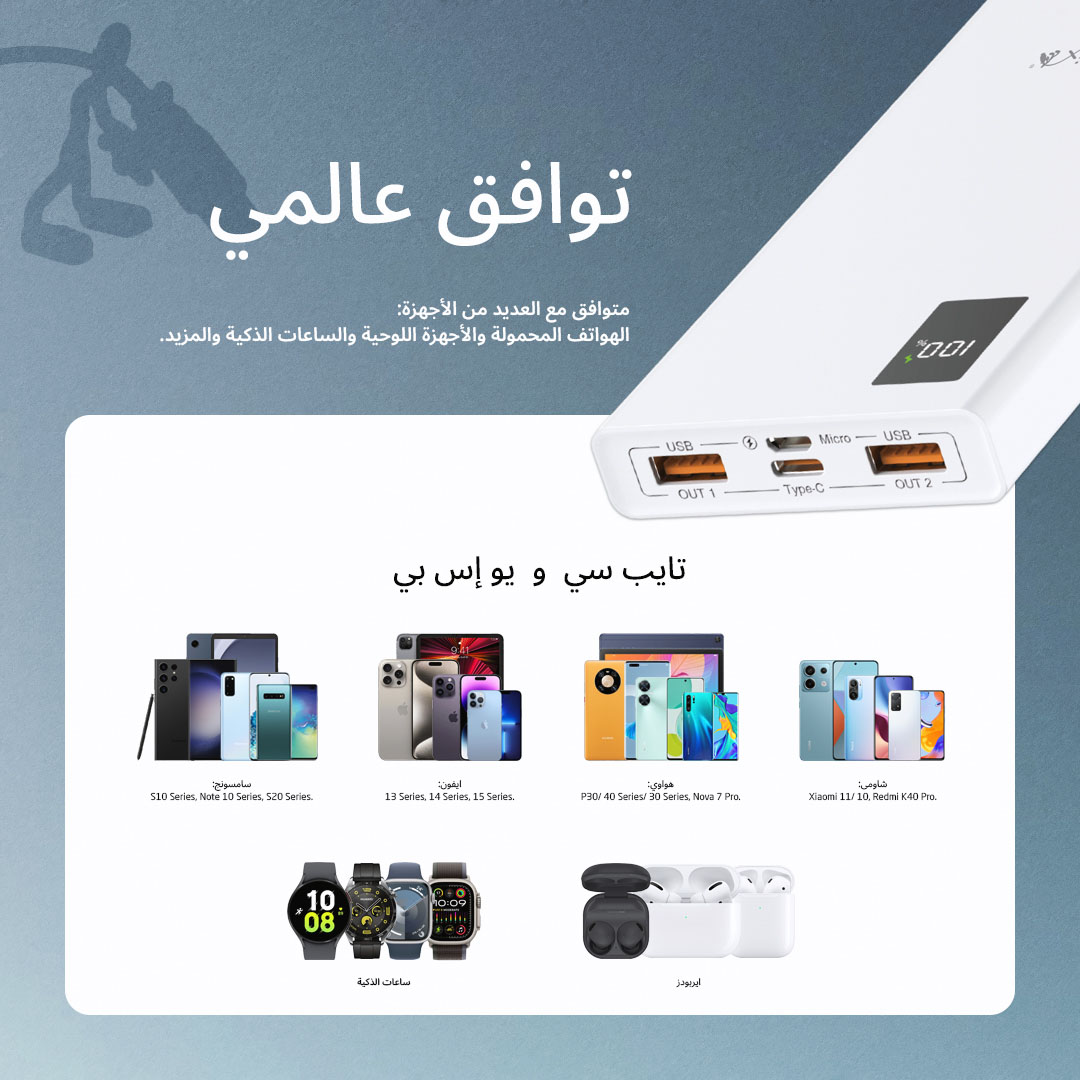 iconix_electron's tweet photo. #باور_بنك #سريع من #آيكونيكس بقوة 22.5 واط وبسعة 10,000 ملي أمبير، بمدخلين وثلاثة مخارج، موديل IC-PB1521

تعد تقنية بي دي الجديدة أكثر قوة. https://t.co/hPVjUUJOdb