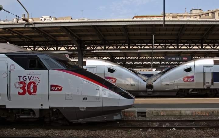 Les 30 ans du TGV à Gare de l'Est, le 23 avril 2011.