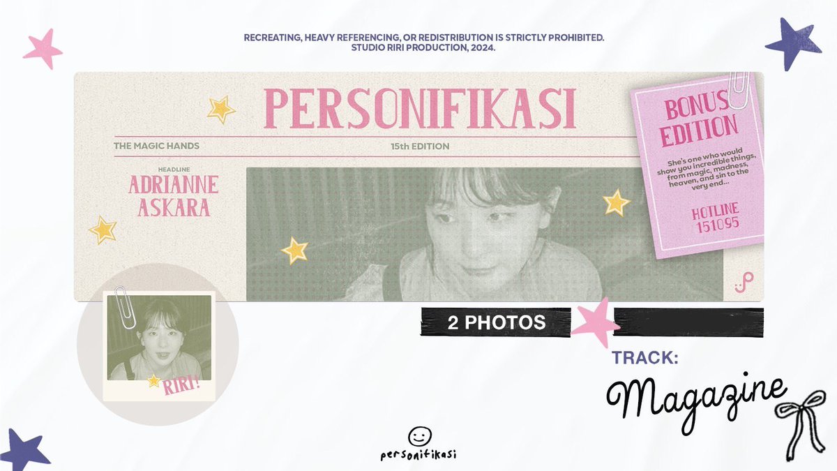 taksabilur's tweet photo. ️️
 ️️
 ️️Retweet to get Magazine by @PERSONIFIKASl - 1 Winner  ️️
 ️️
 ️️ https://t.co/5IS10nsbt8