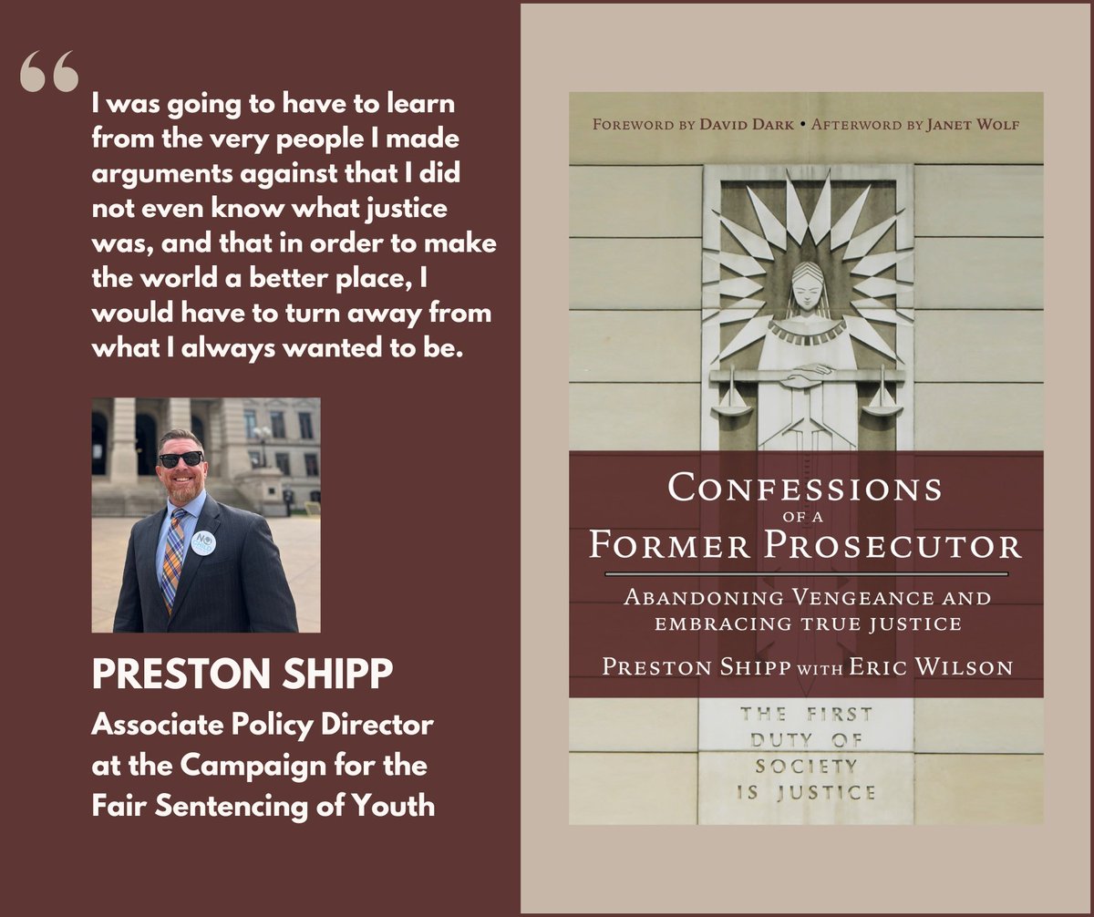 Happy #WorldBookDay! If you’re looking for a unique redemption story, check out “Confessions of a Former Prosecutor” by @preston_shipp, Associate Policy Director of @theCSFY. Get your copy here: hubs.la/Q02tGWWS0