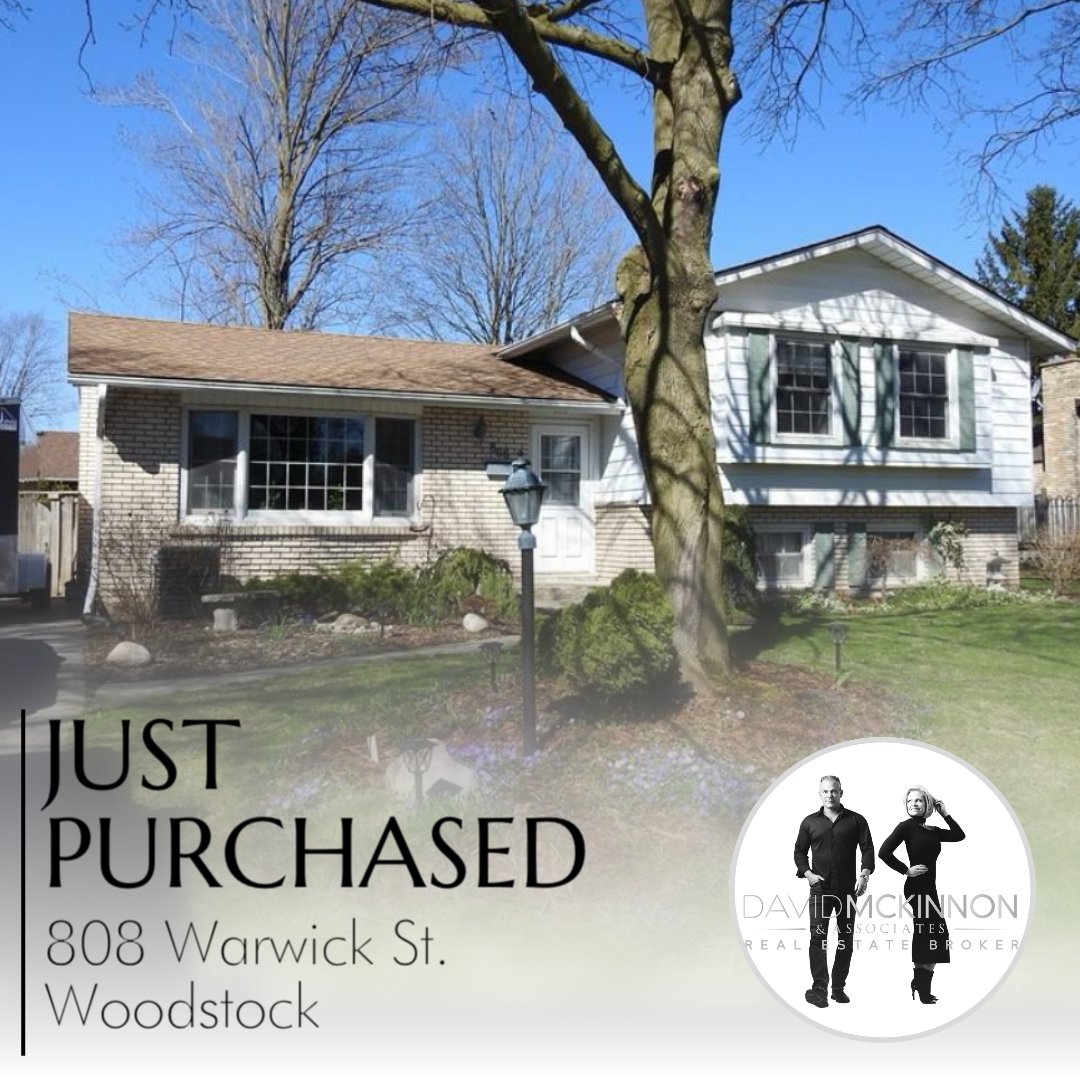 'Just purchased! 🏡🎉 Congrats to our clients on securing their dream home at 808 Warwick St. Woodstock. Here's to new beginnings and endless memories in this beautiful space. #NewHome #MovingOnUp #DreamHome #HomeSweetHome'