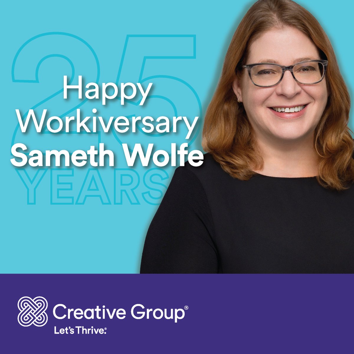 Congratulations and happy anniversary to Sameth Wolfe, Program Accounting Partner at Creative Group! We’re so fortunate to have her on our team! 🎉

#EventPlanning #EventProfs #LetsThrive