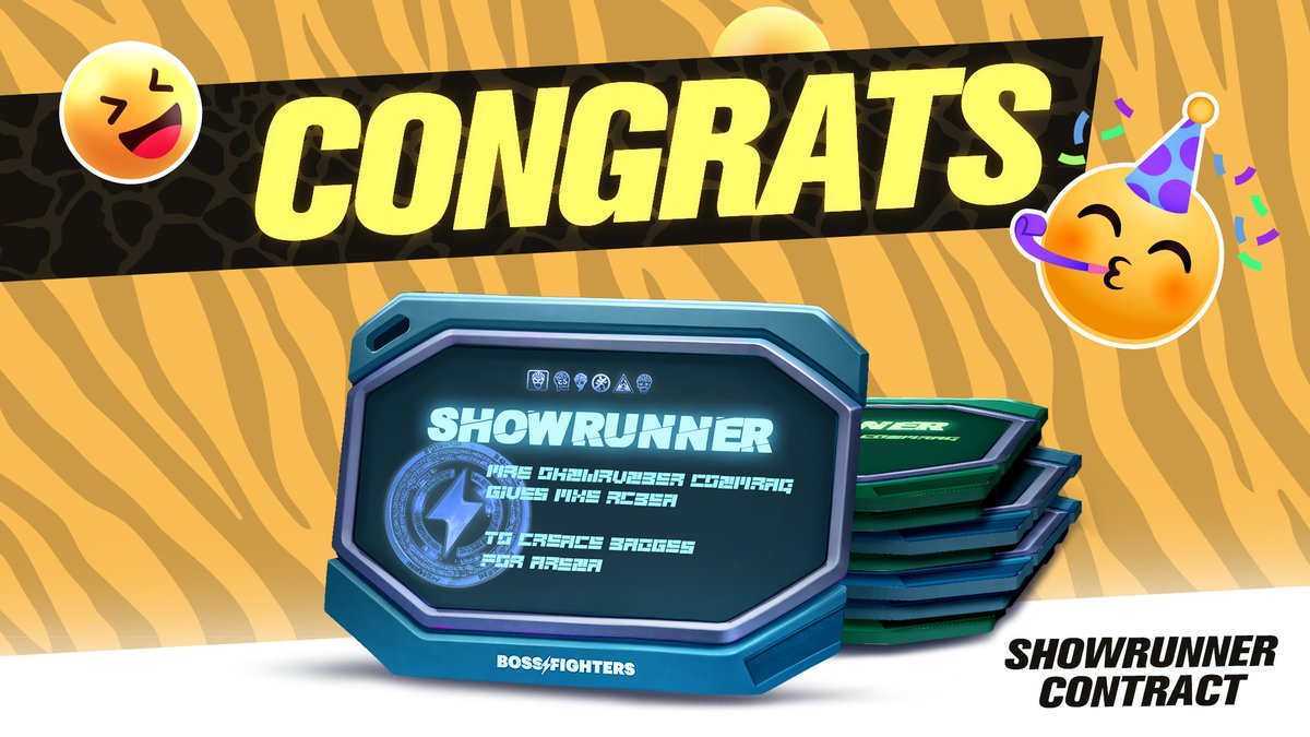 🎉 Congrats to all our Grand Hunt champs — your Showrunner Contracts have been dispatched! 🌟

Still clueless about the value of Contracts? Race over to our WIKI and get schooled! 🏃‍♂️💨 

 👉bit.ly/3WbEXOJ