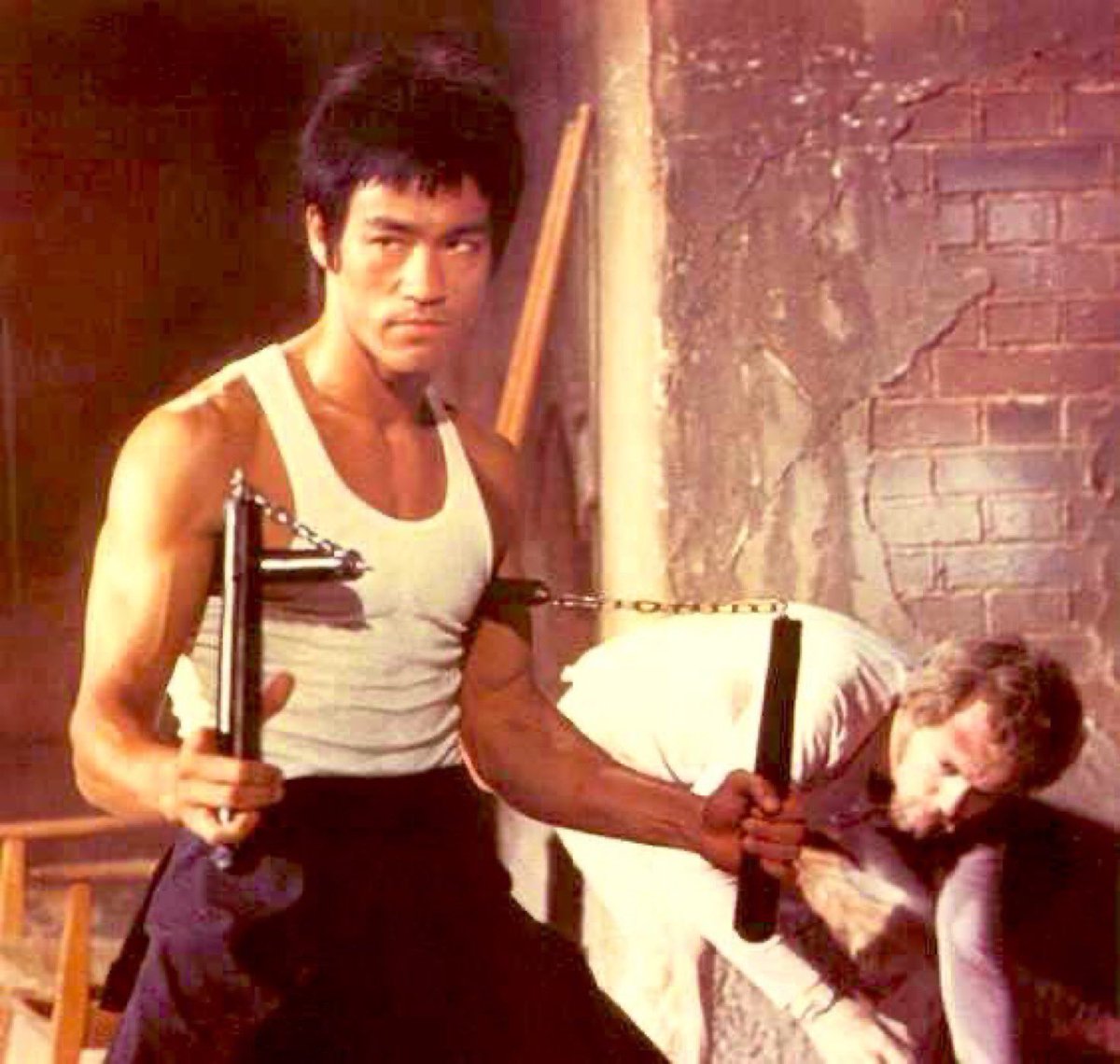 Bruce Lee Nunchakus. #TangLungTuesday #TheWayOfTheDragon1972