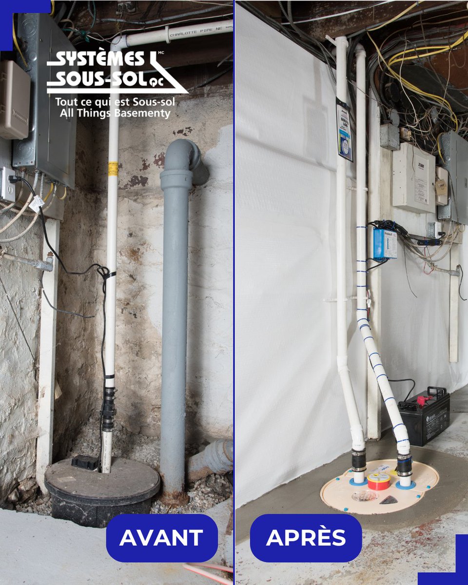 SystemesSoussol's tweet photo. Assurez la sécurité totale de votre maison en investissant dans une pompe de puisard robuste. Contactez-nous dès maintenant au 514-334-7824 pour une estimation GRATUITE!💧🏡 
#PompeDePuisard #InfiltrationEau #Imperméabilisation #SystèmesSousSol https://t.co/AOZV4EBMRN