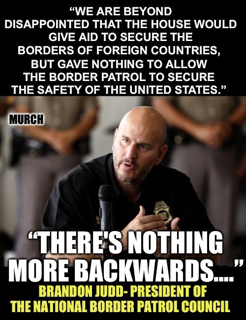 Who agrees with the president of the National Border Patrol Council that there is nothing more backwards than what our Congress just approved? 🙋‍♂️