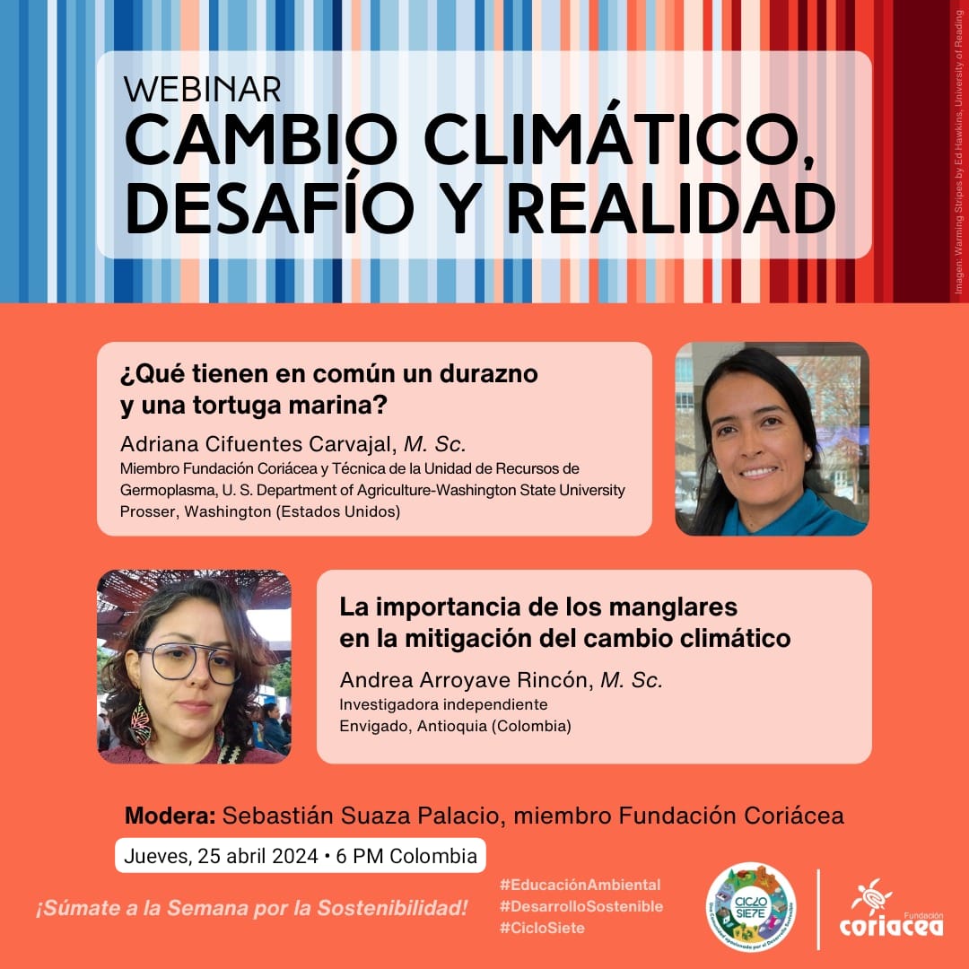 #EducaciónAmbiental | Inscríbete  al webinar "Cambio climático, desafío y realidad" del jueves, 25 de abril, a las 6 pm, en el marco de la Semana por la Sostenibilidad de <a href="/ciclo_siete/">#CicloSiete</a>
¡Y participa en la trivia! 
forms.gle/nKKp3gDA3p7qGJ…

#CambioClimatico #DesarrolloSostenible
