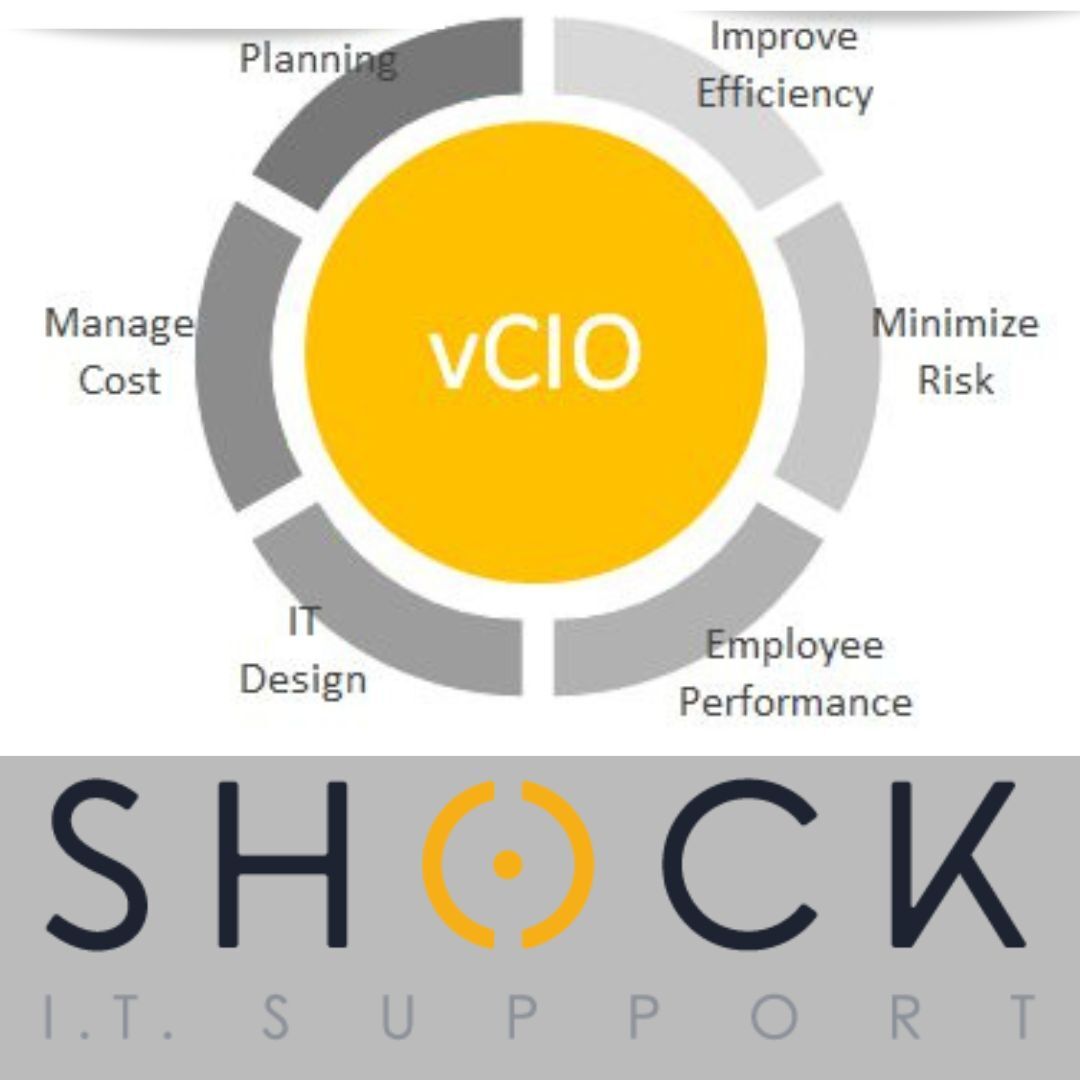 Gain access to high-level strategic advice without the cost of a full-time executive. 

Our Virtual CIO services offer expertise in technology planning, budgeting, and more.

#virtualCIO #CybersecurityTips #ShockITSupport #ShockIT #ITsupport #cybersecurity #managedIT