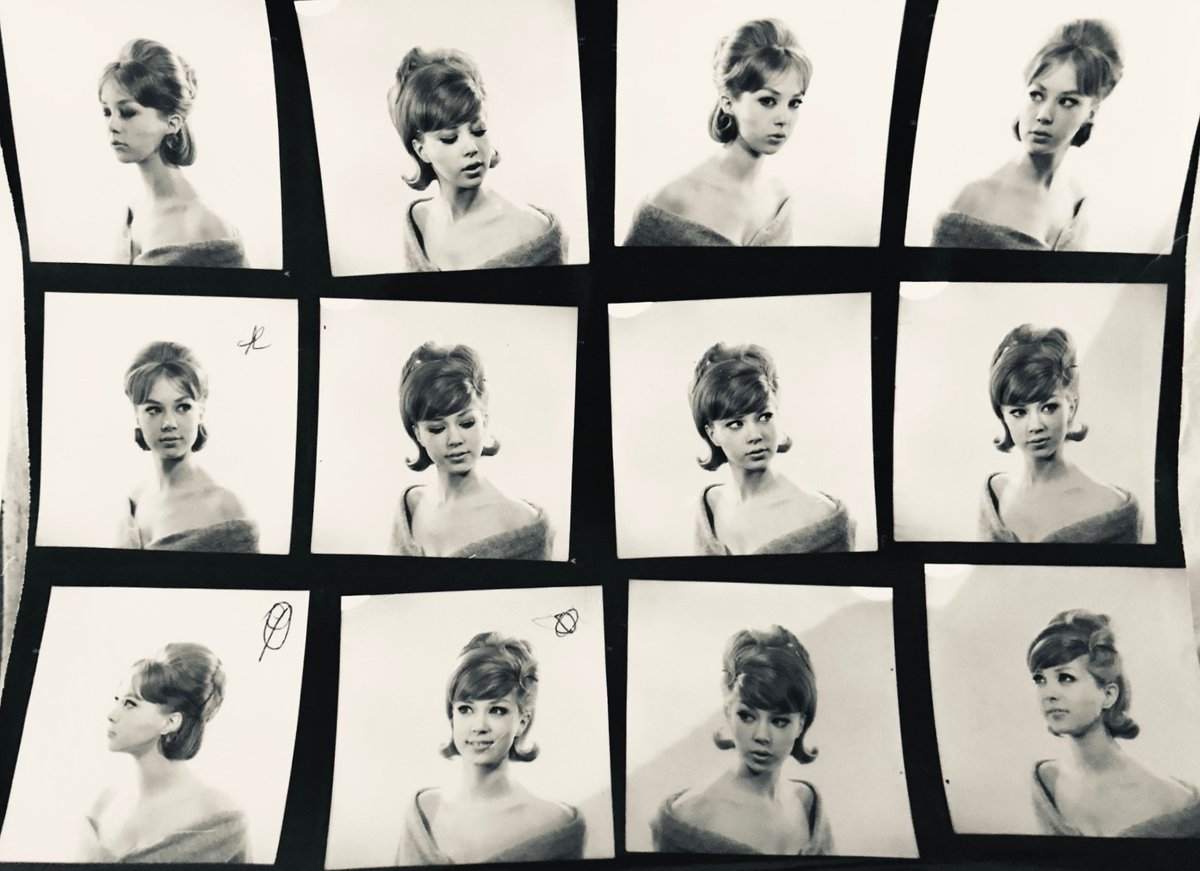 I love seeing old photos and thanks go to Sam Day who sent me these pics which his Grandfather, James Daubney, took many moons ago at a hair-styling shoot. Thanks, Sam!