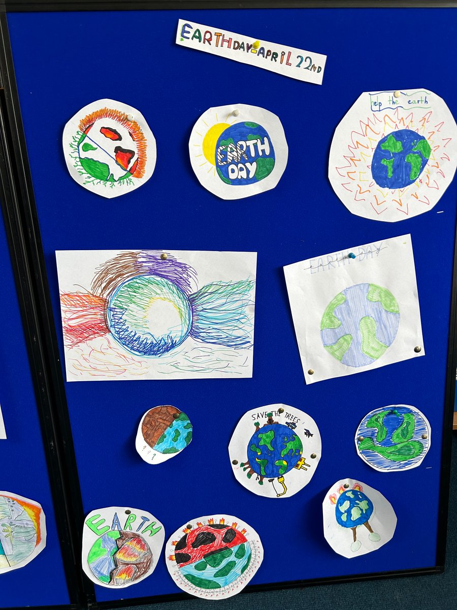 Pupils have produced pieces of art about Climate Change whilst listening to a piece of music composed by Hans Zimmer called ‘Earth’. #EarthDay2024 @MPNEHub