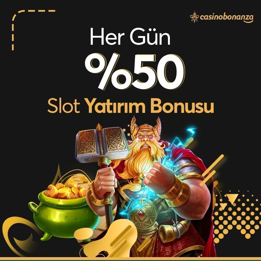 🔥 %50 SLOT BONUSU 🔥 ➕ Bir gün değil Hergün BONUS ! #️⃣ Hergün %50 Slot Bonusunu Kullanmayı unutma ! Güncel Adres 🚩t2m.io/casinobonanzac…