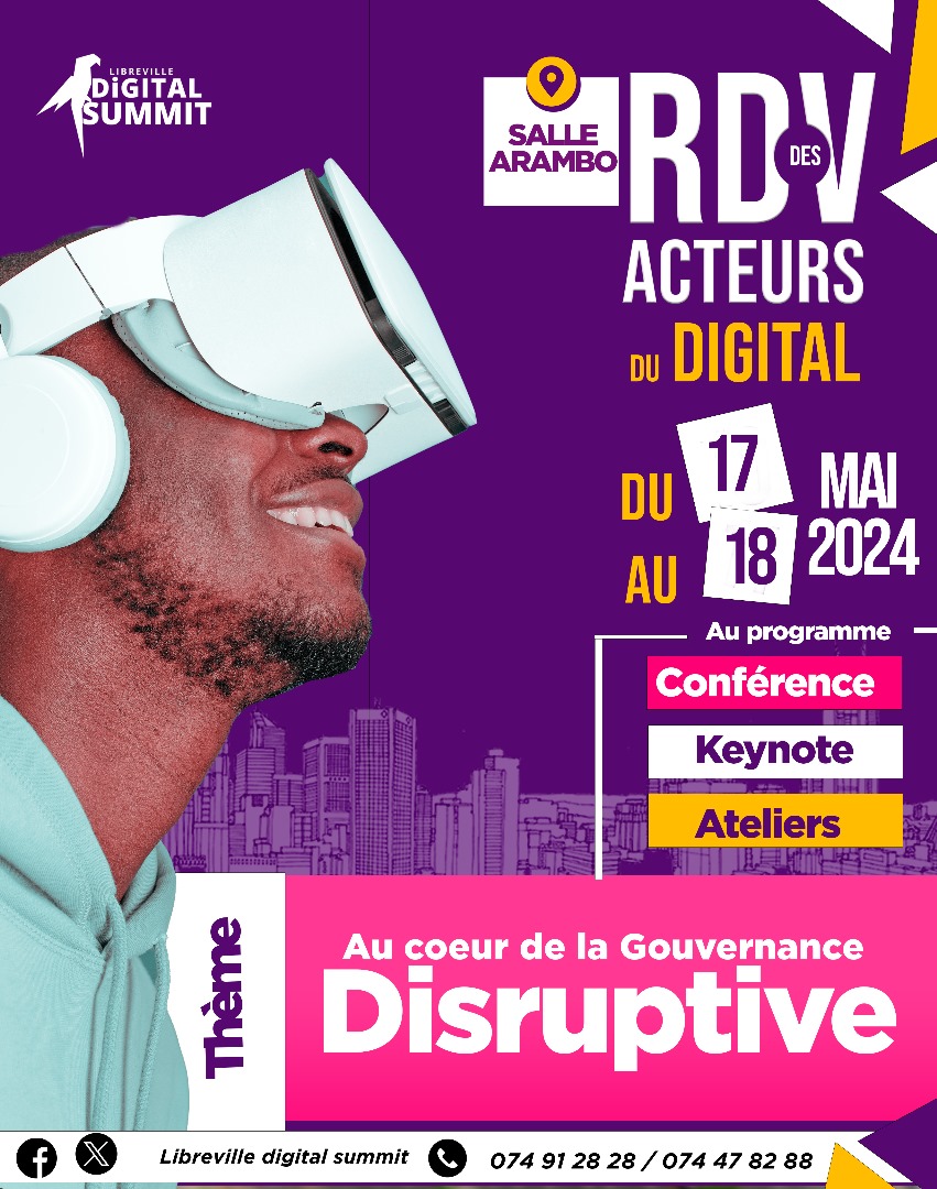 DigitalSumLbv's tweet photo. 🔴On reprend le route...
2e édition du Libreville Digital Summit les 17 &amp; 18 mai 2024 à Arambo autour du thème : AU CŒUR DE LA GOUVERNANCE DISRUPTIVE !!! https://t.co/yu2UWyRNy1