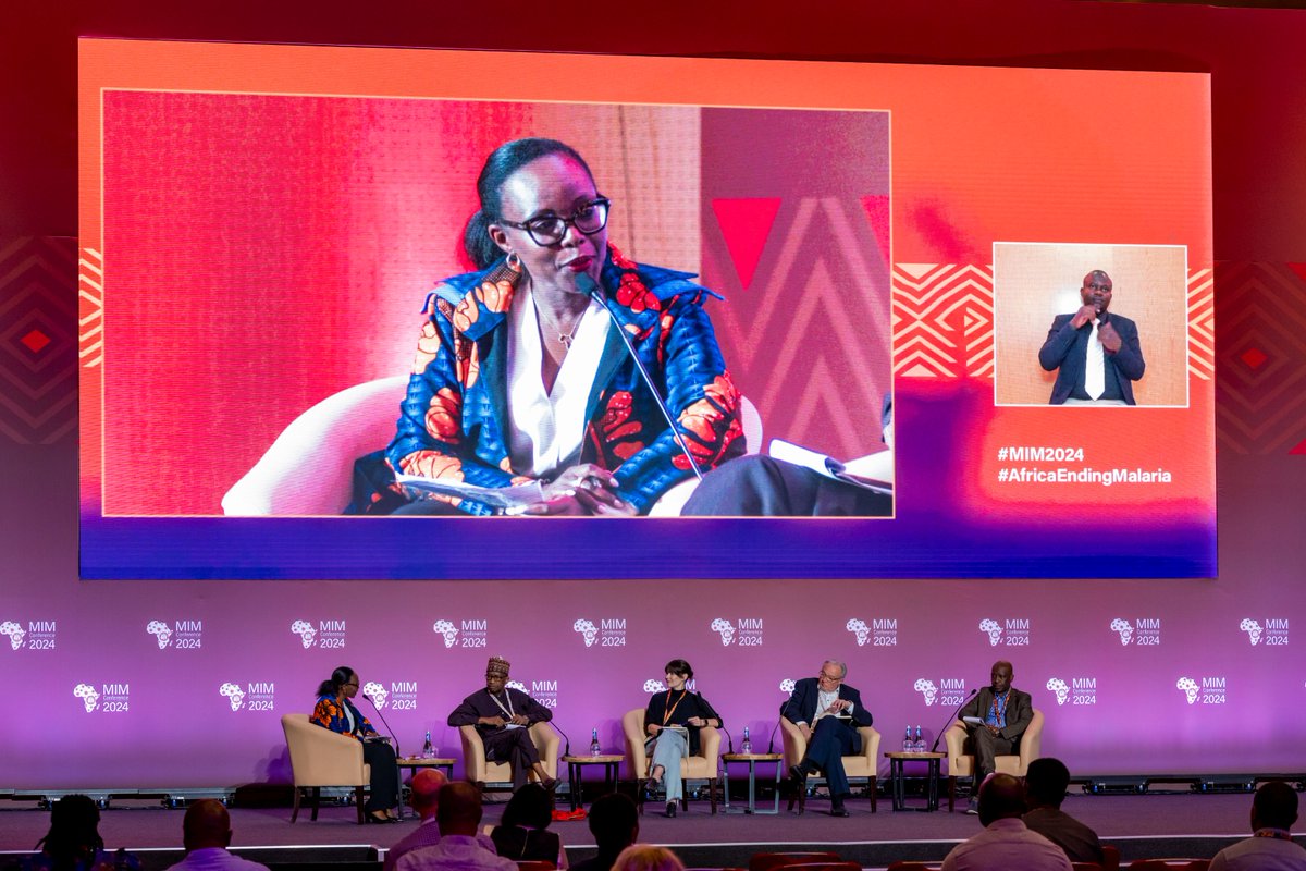 Today at #MIM2024, a panel moderated by @ckarema discussed capacity building for #malaria elimination with senior malaria experts including Dr Jennifer Gardy from @gatesfoundation, Prof Marcel Tanner from @SwissTPH, Prof Oumar Gaye from @MARCAD7 and Dr Tom Nyirenda from @EDCTP.