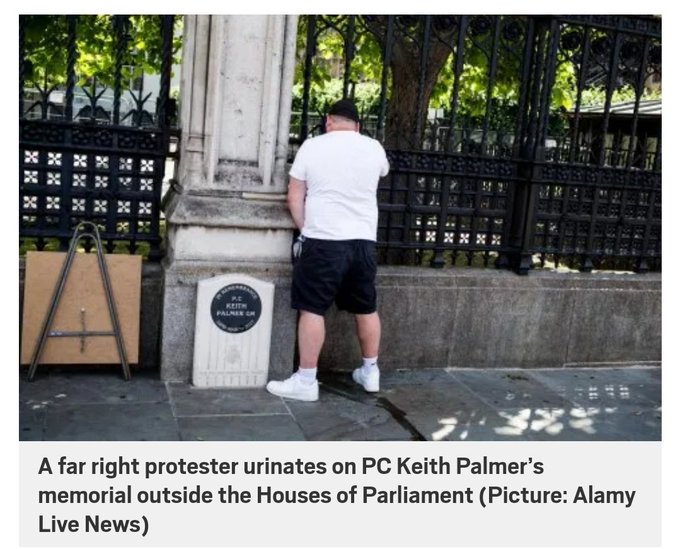 evertonfc2's tweet photo. @gullssinceaboy @GBNEWS  #Racists / #Hatepreachers celebrating a near riot &amp; attacks on our @metpoliceuk https://t.co/RMgkLI1eZa https://t.co/PDjw7F1MKT