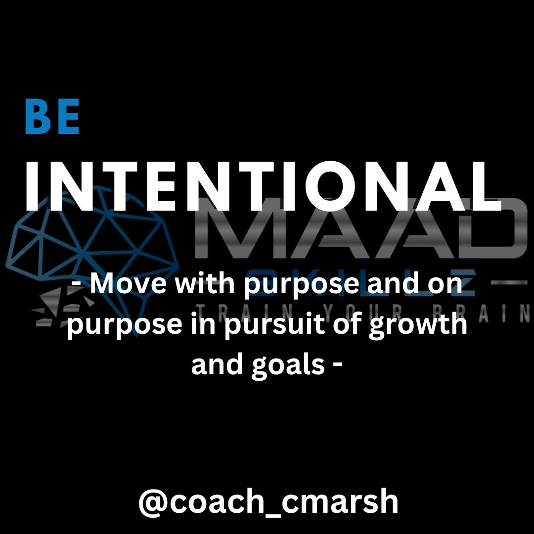 Mindset matters. Details matter. Be great on purpose. 
#maadskillz #playmakerselite #StudentAthletes #mentalskills #mentaltoughness #mentalhealth #trainyourbrain #performance #personaldevelopment #resilience #sports #selftalk #selfawareness #resilience #attitude #goals #mindset