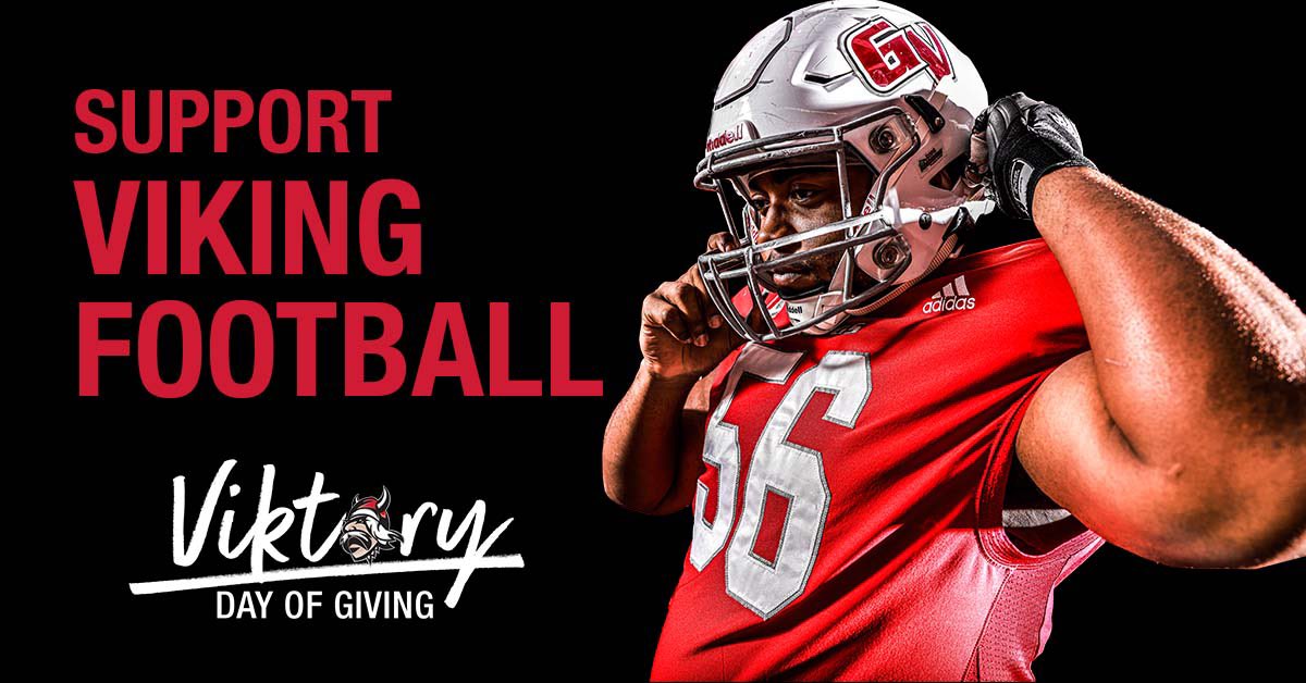 Today is Viktory Day! Please consider donating to support the players in our football program! 🔗: viktoryday.grandview.edu/giving-day/883…