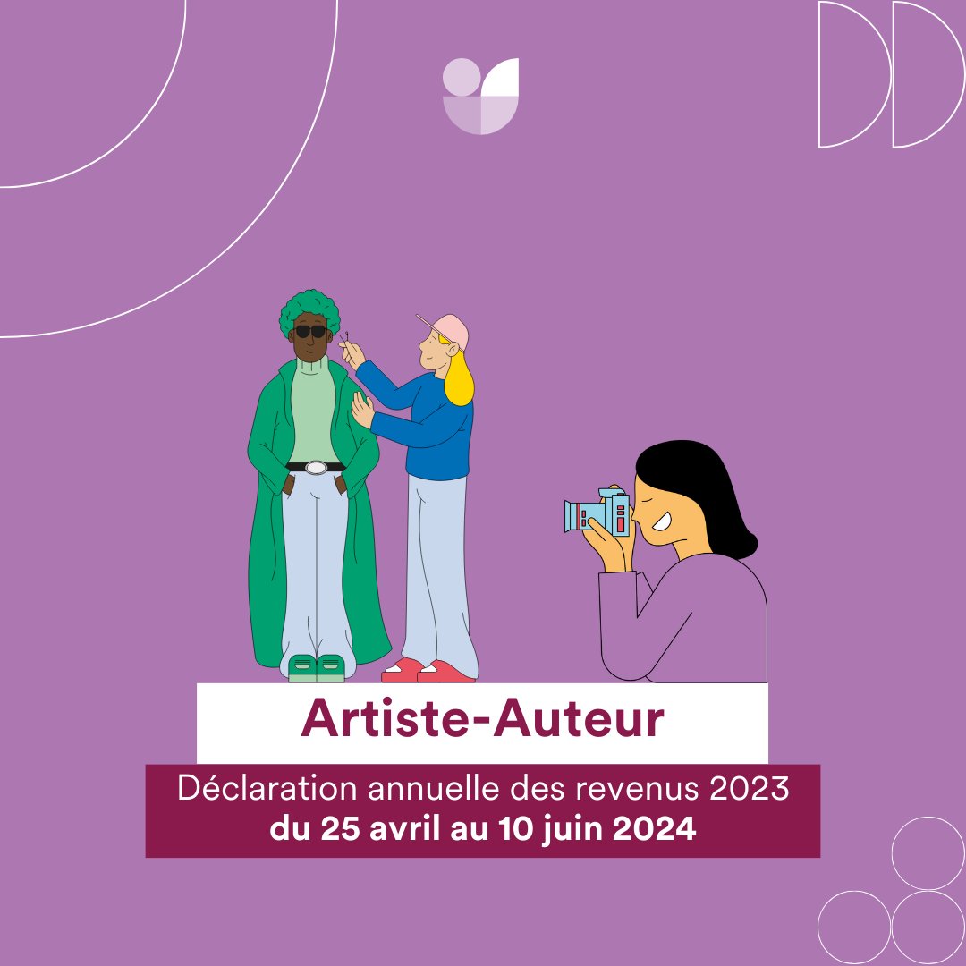 [#ArtistesAuteurs] Ça commence aujourd'hui⏱️ La campagne de déclaration annuelle de vos revenus artistiques pour l’année 2023, commence dès aujourd'hui et se terminera le 10 juin 2024.