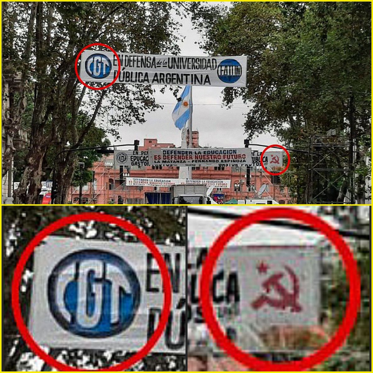 Che.. Está rara "la marcha de los estudiantes".
