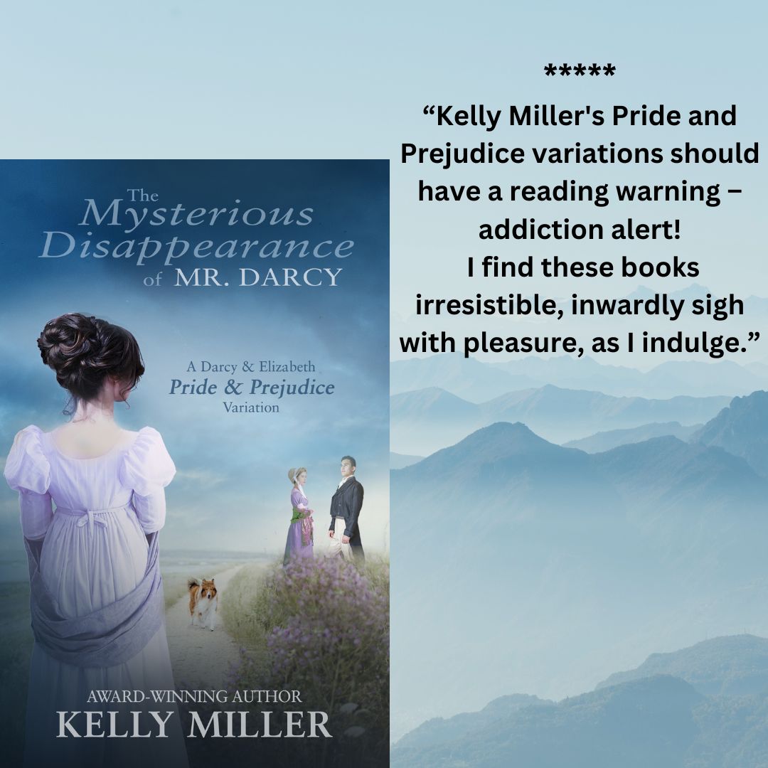 “The Mysterious Disappearance of Mr. Darcy,” a #Regency #PrideandPrejudice #Mystery #Romance, is out now!
Mr. Darcy is missing, Elizabeth is frantic, and rumours are swirling!
On #KindleUnlimited!
bookgoodies.com/a/B0CW1D8T7J
#readers #BooksWorthReading #writerslife