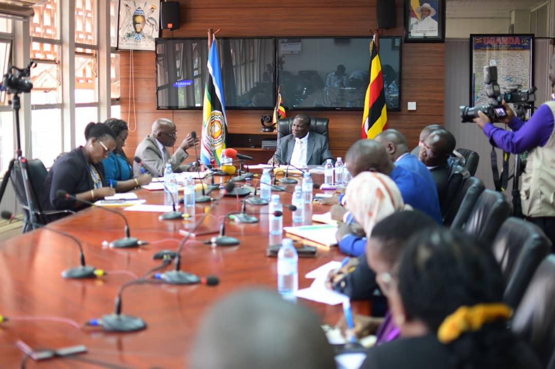 Today, the Equal Opportunities Commission presented the National Budget Estimates and Ministerial Policy Statement with Gender and Equity Requirements for the FY 2024/25 to Hon. Minister of Finance Planning and Economic Development -Matia Kasaija.