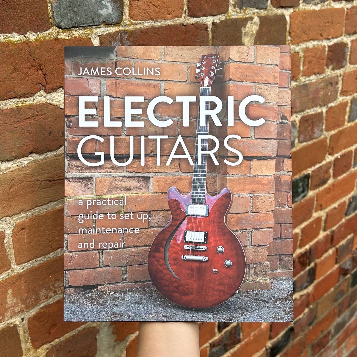 Congratulations to James Collins on the publication of Electric Guitars. 🎸 This book will be an invaluable resource for beginners who want to learn to set up and look after their guitars, to aspiring and professional touring techs who want to work on other people’s guitars.