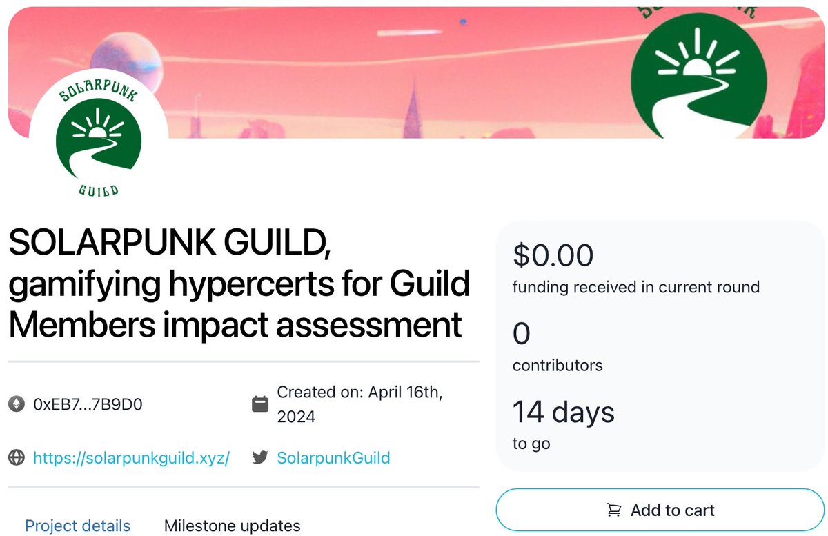 You can support our project and an innovative use of hypercerts in the #GG20 Hypercerts round ⬇️ explorer-v1.gitcoin.co/#/round/42161/…
