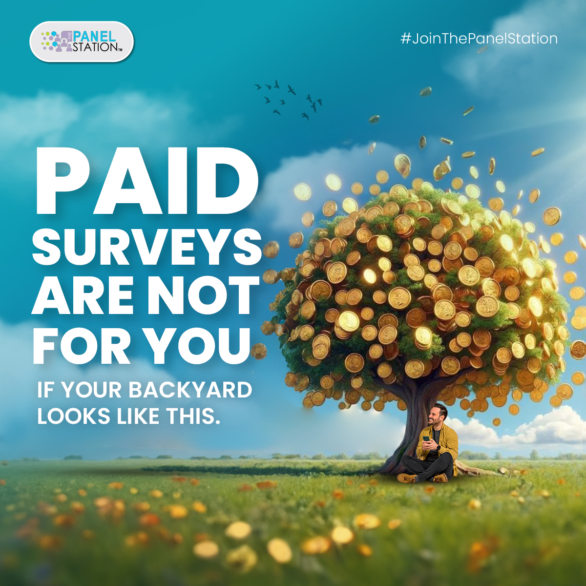 We get it! Money doesn't grow on trees. So, earning extra income by simply taking paid surveys on The Panel Station is a great idea!

Register now - Link in bio!

#thepanelstation #tps #paidsurveys #onlinesurveys #surveysformoney #earnmoneythroughsurvey