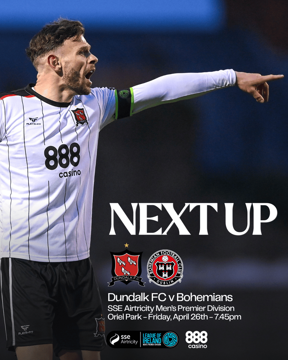 🔜 Back at Oriel on Friday for Bohs. 🎟 dundalkfc.com/match-tickets/