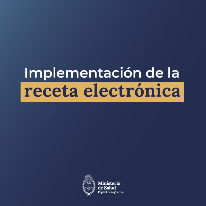 MinSalud_Ar's tweet photo. ➡️ Con el objetivo de impulsar la digitalización del sistema de salud, implementamos la receta electrónica.

📝 A partir del 1 de julio de 2024 será obligatoria en todo el país.